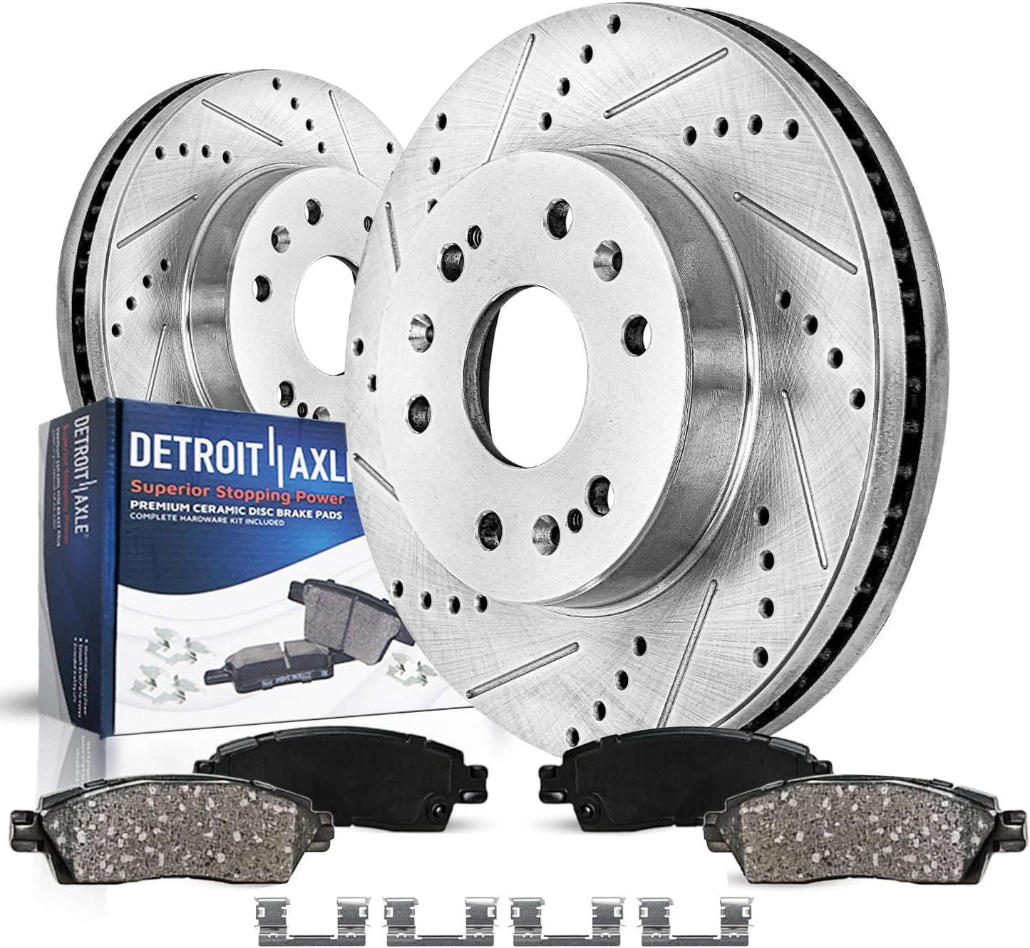 Front Brake Kit for Chevy GMC Silverado Sierra Tahoe Escalade