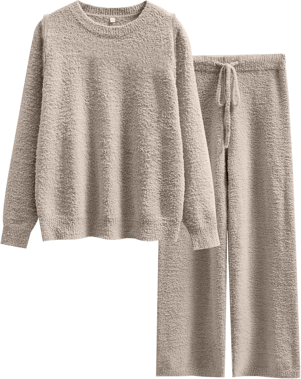 ANRABESS Women's Fuzzy Fleece Pajama Sets for Cozy Comfort