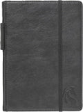 A5 Black Hardcover Notebook - Premium Faux Leather Journal