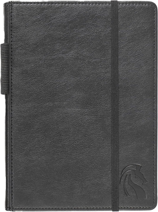 Premium 100GSM Black Journal - Ideal for Business - 200 Perforated Pages