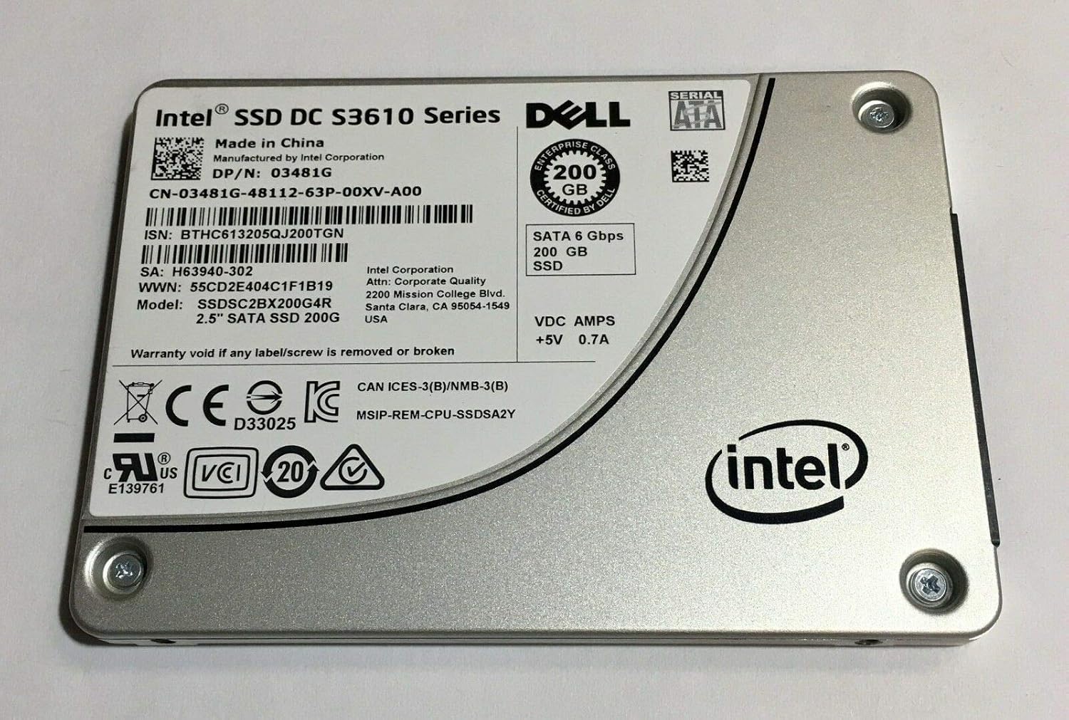Intel 200GB SSD 2.5in 6Gb/s SATA Solid State Drive Review