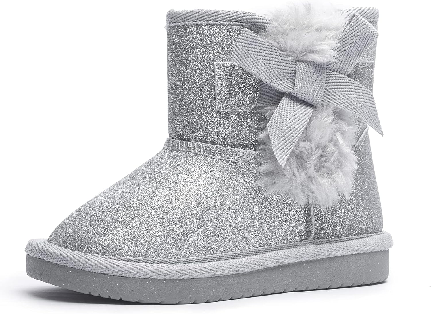 Glitter Warm Winter Snow Boots for Toddlers and Little Girls
