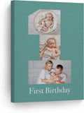 Custom Photo Collage Canvas Print 36x24 in - Personalized First