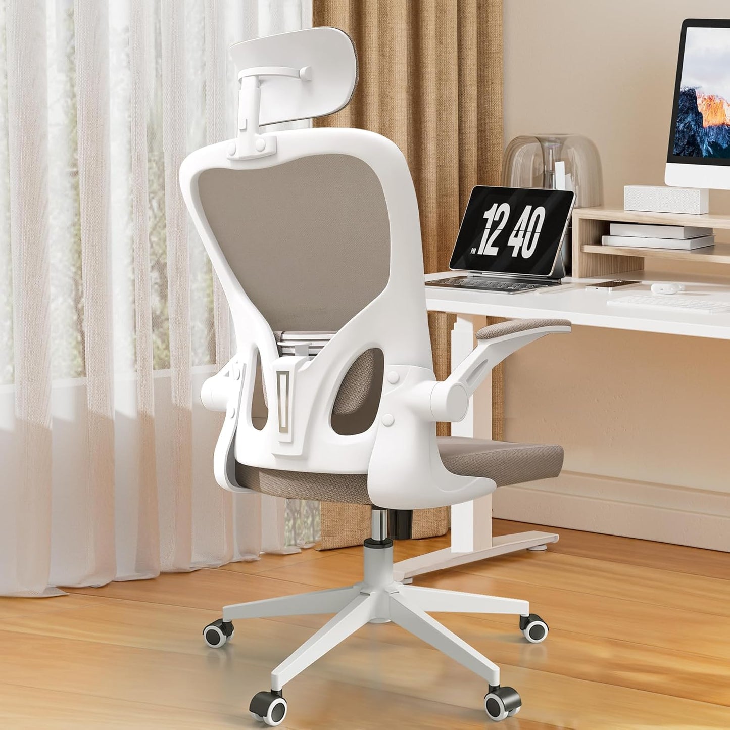 Comfort Plus: Ergo Mesh Office Chair | 2D Headrest | Lumbar Support
