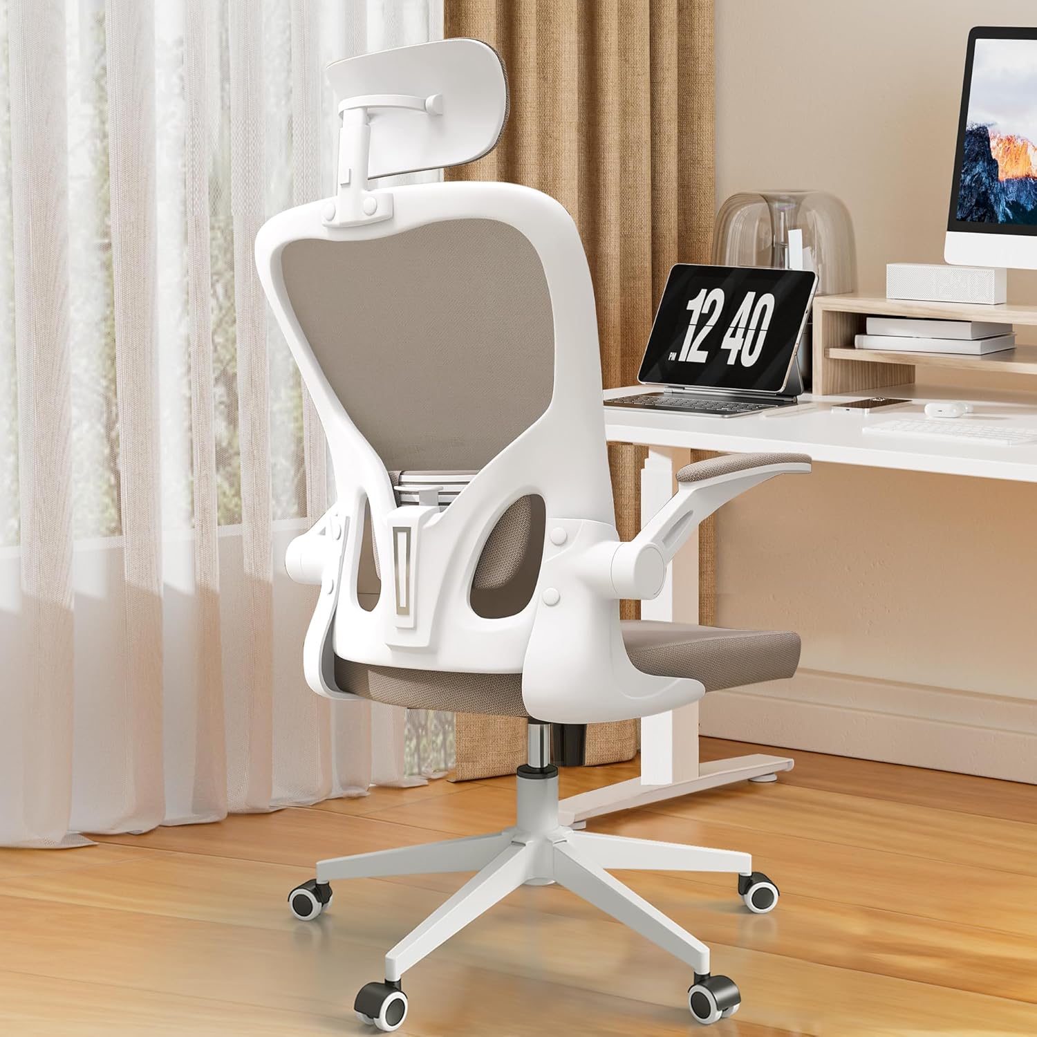 Comfort Plus: Ergo Mesh Office Chair | 2D Headrest | Lumbar Support