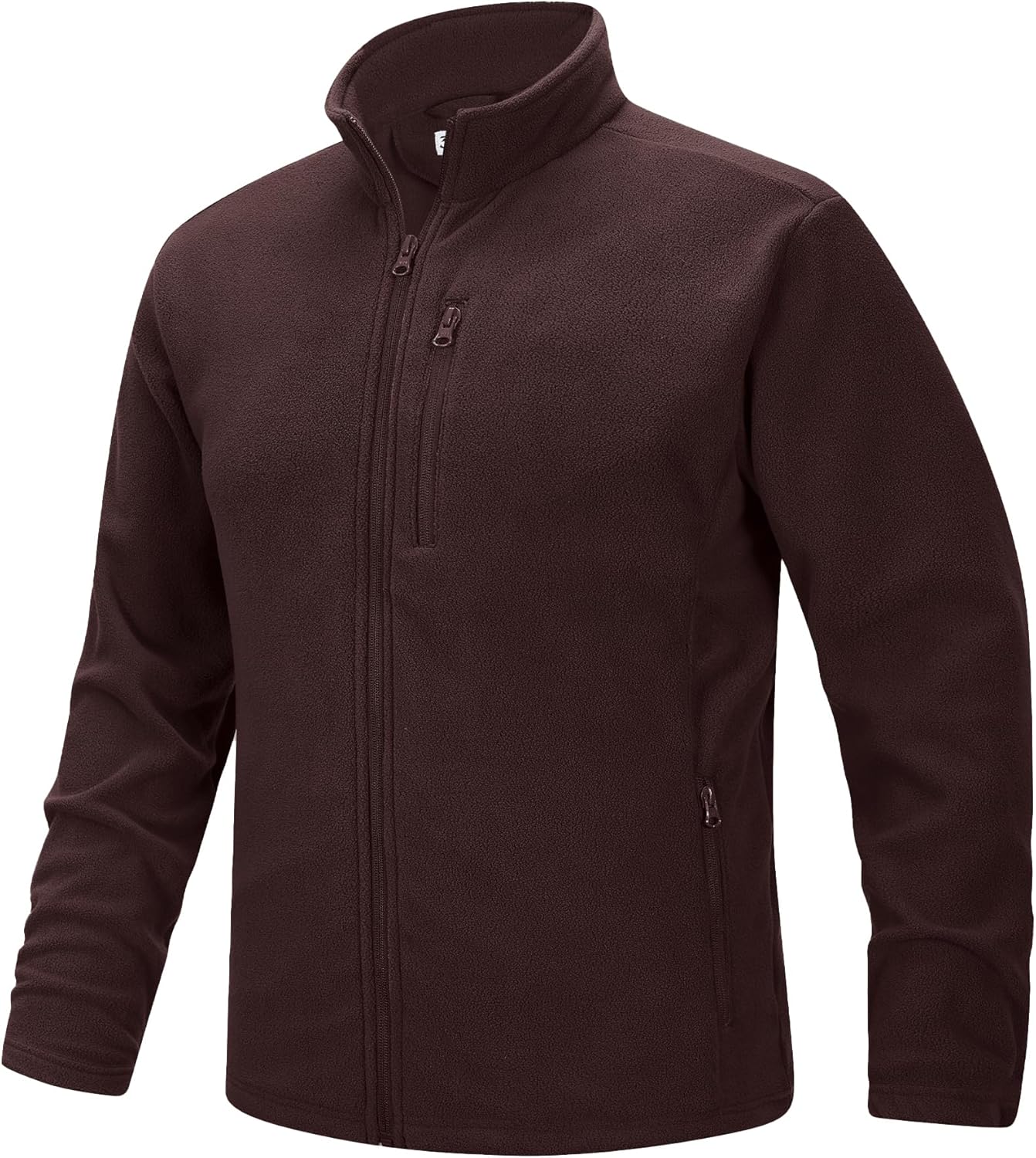 33,000ft Men's Full Zip Fleece Jacket for Winter Hiking