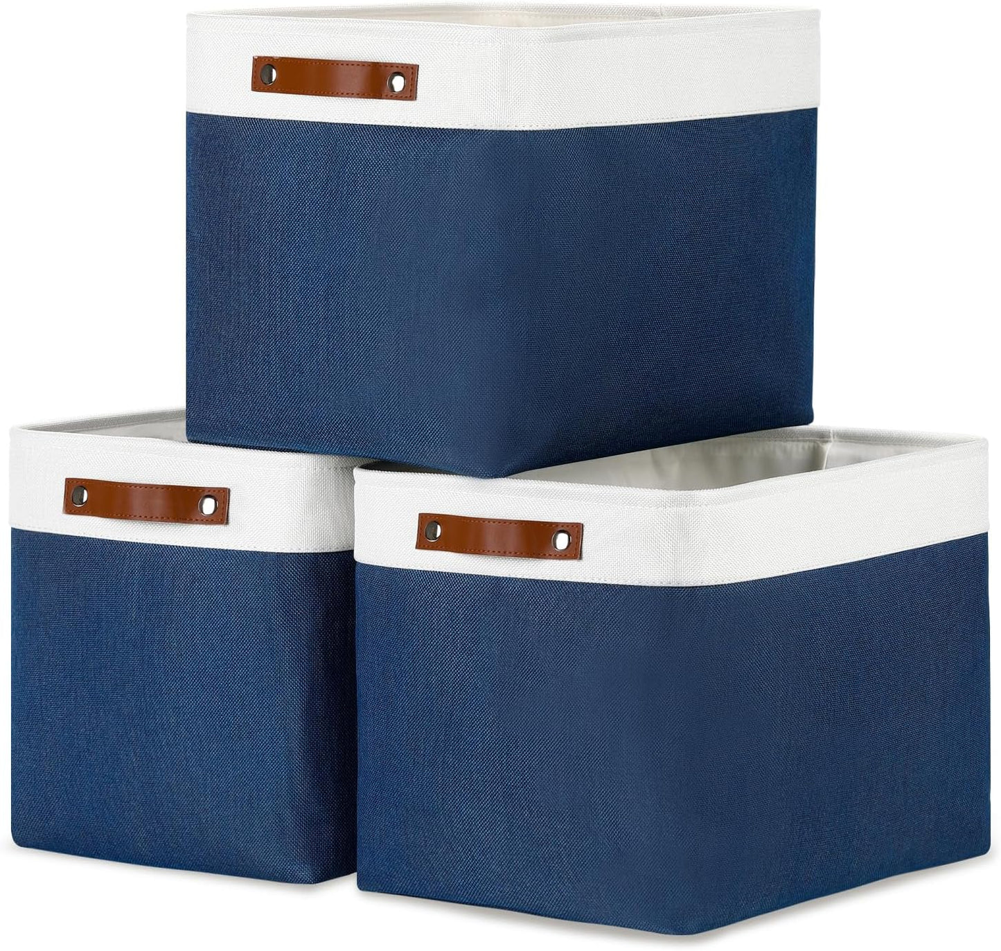 DULLEMELO Large Storage Baskets for Home Office and Linen Closet