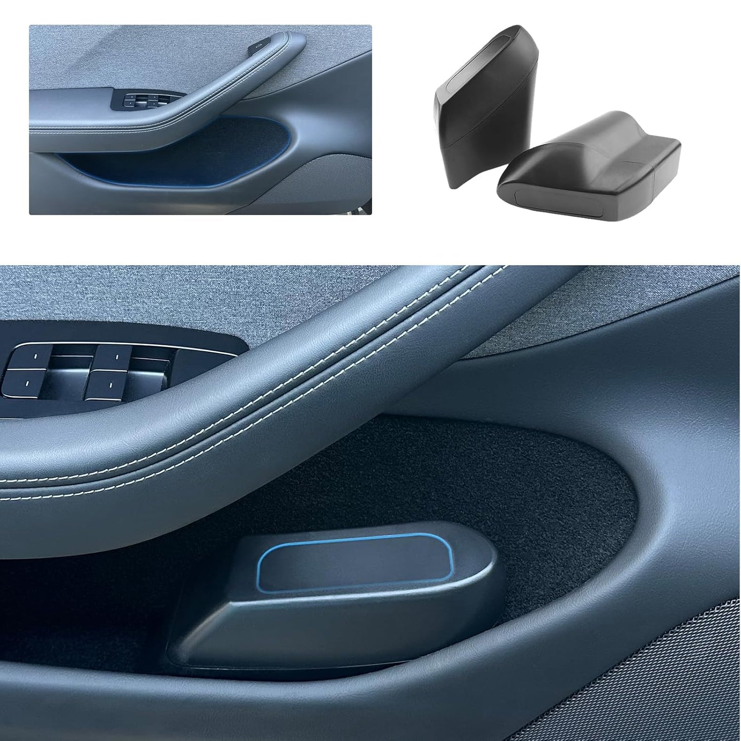 Custom Fit Trash Can for Tesla Model Y and Model 3 Vehicles