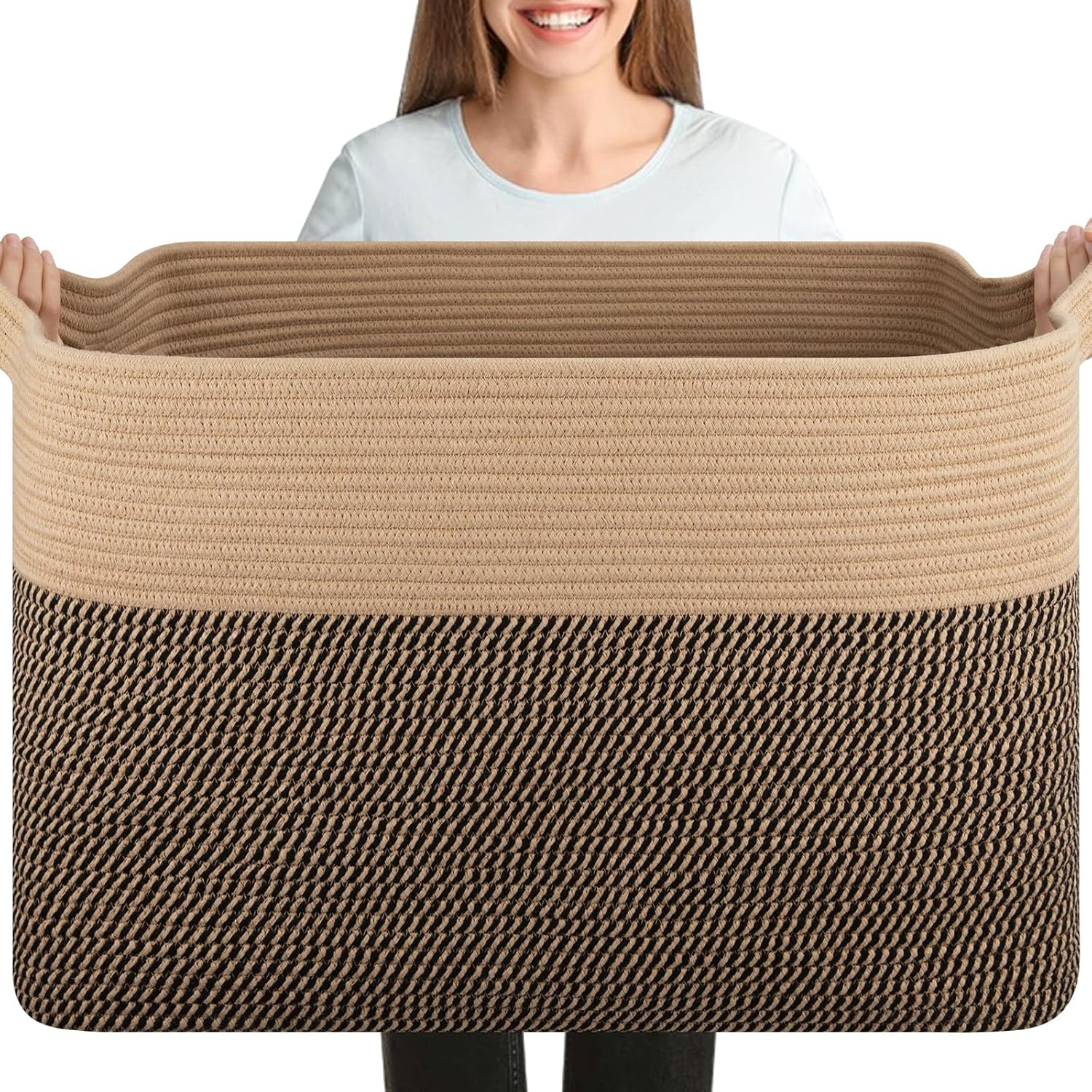 XXXL Supre Large Blanket Basket for Clothes and Toys Storage
