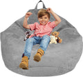 Delmach Microsuede Bean Bag Cover | Bird's Nest Shape | Stuffed Animal Storage
