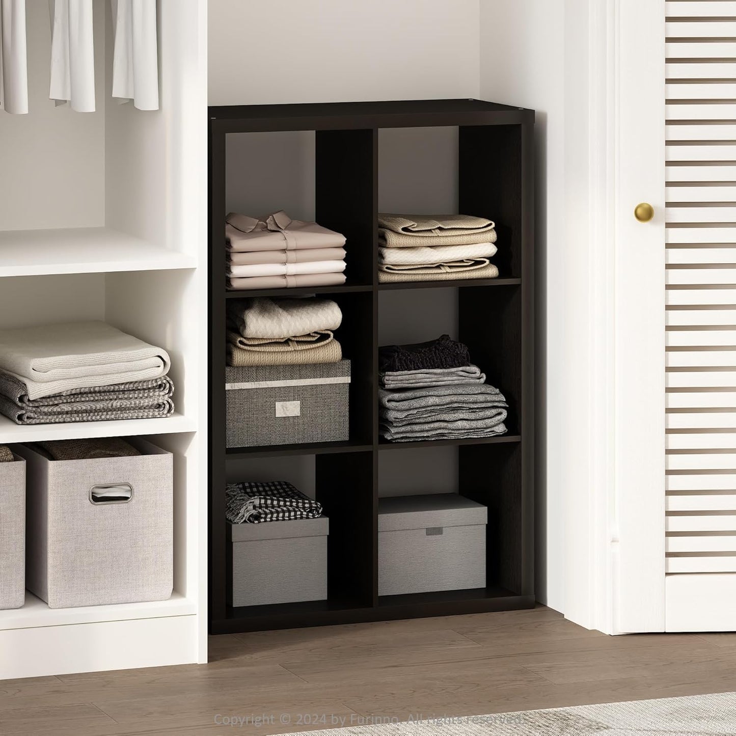 Furinno Cubic Open Back 6-Cube Storage Organizer Shelf Review