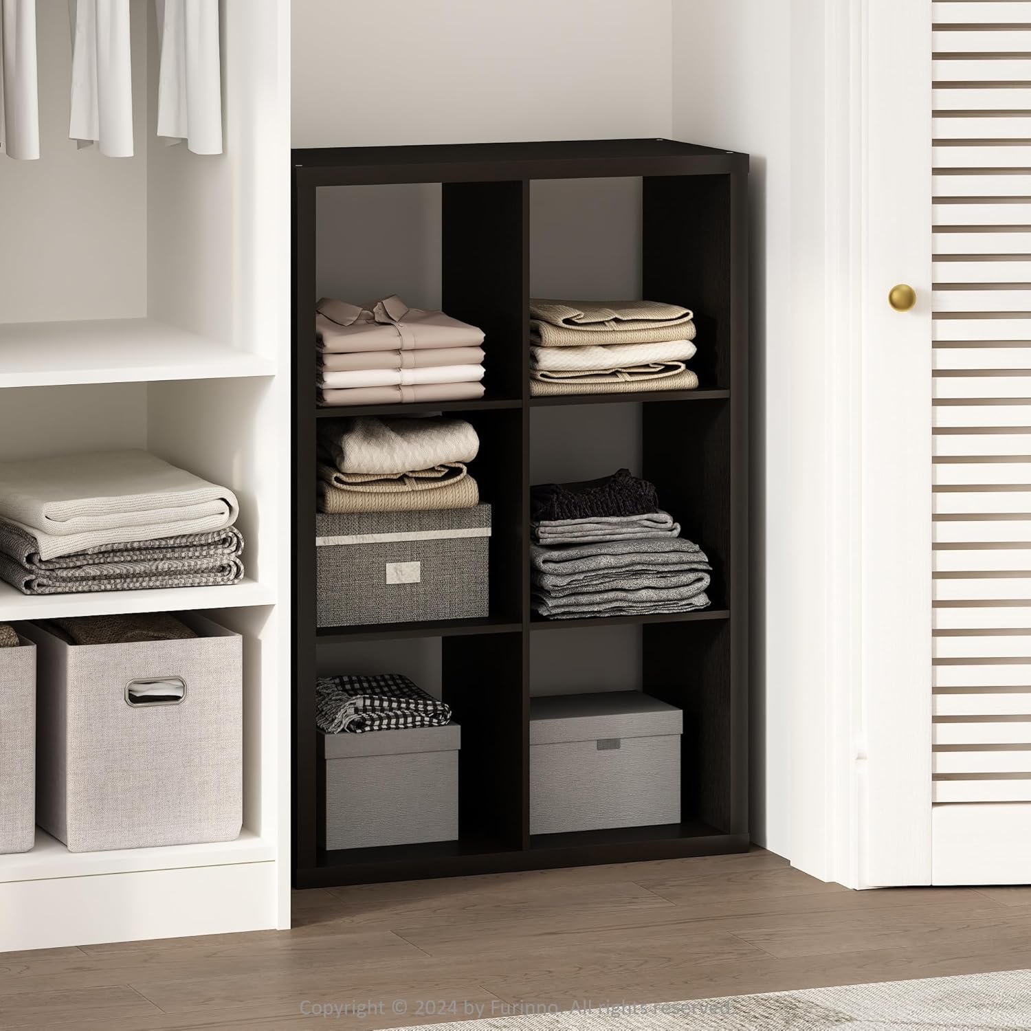 Furinno Cubic Open Back 6-Cube Storage Organizer Shelf Review