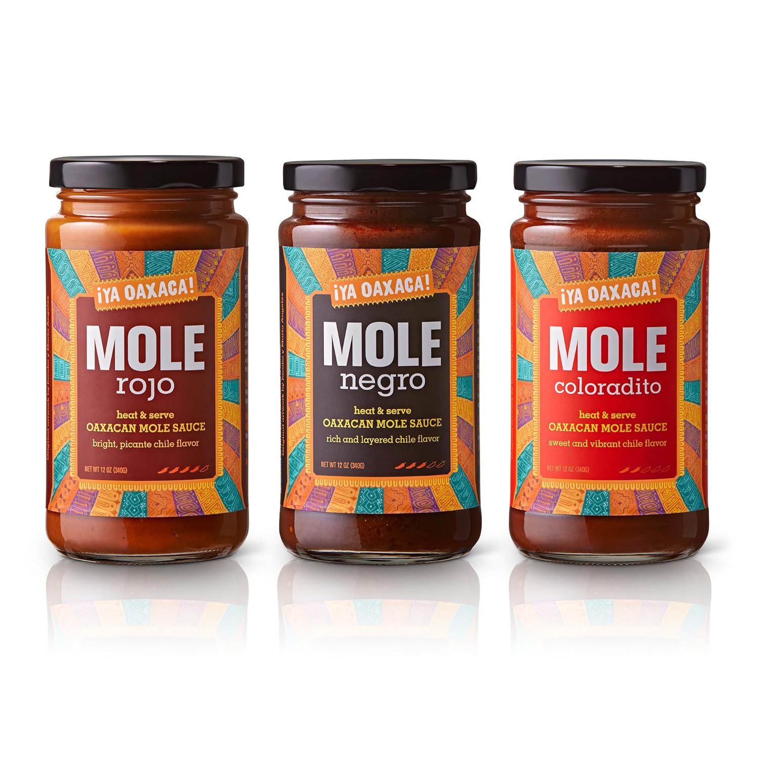Ya Oaxaca Mole Sauce Variety Pack - Authentic Oaxacan Flavors
