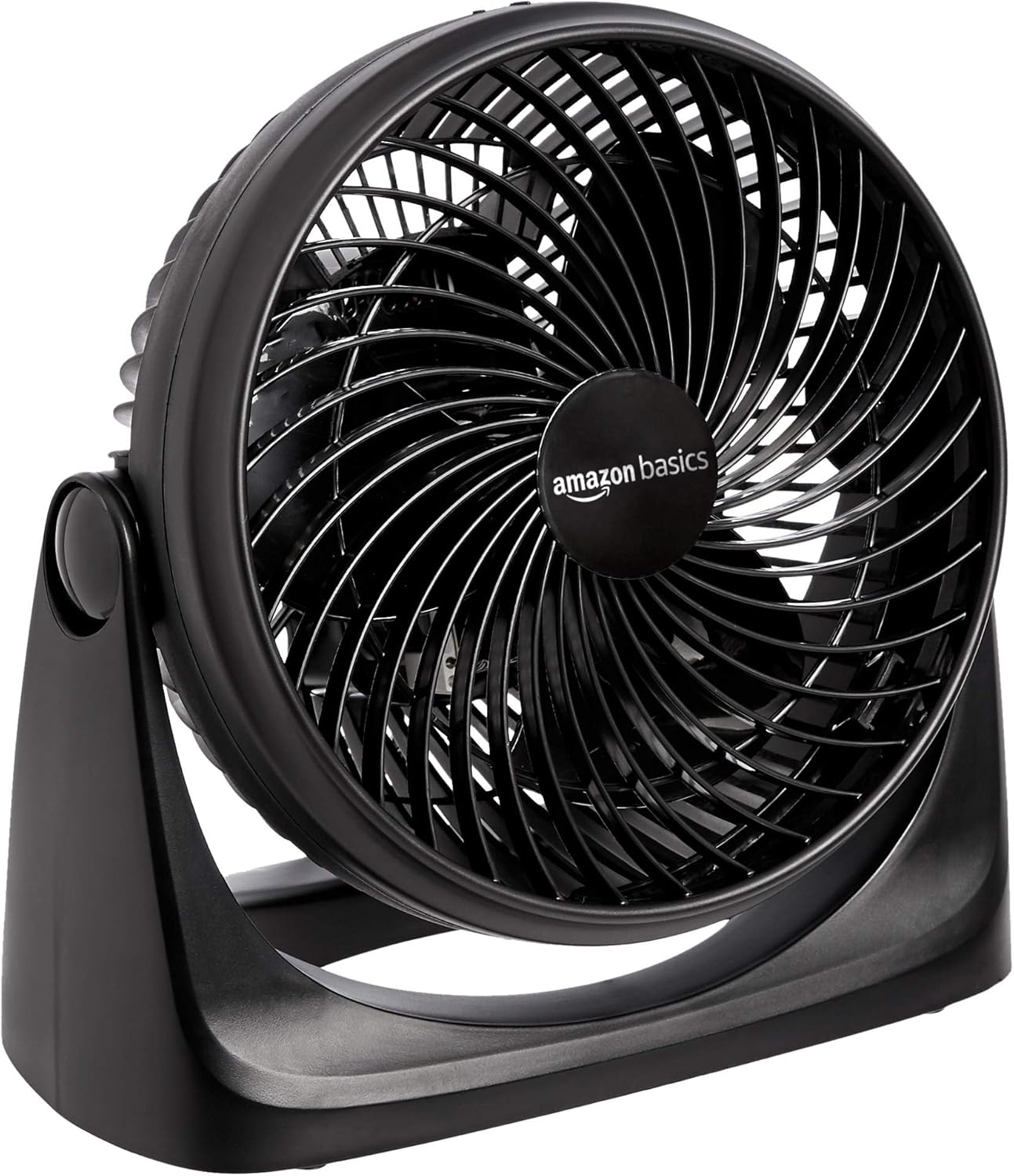 Basics 11-Inch Air Circulator Fan - Powerful 3-Speed Desk Fan for Bedroom, Home & Office