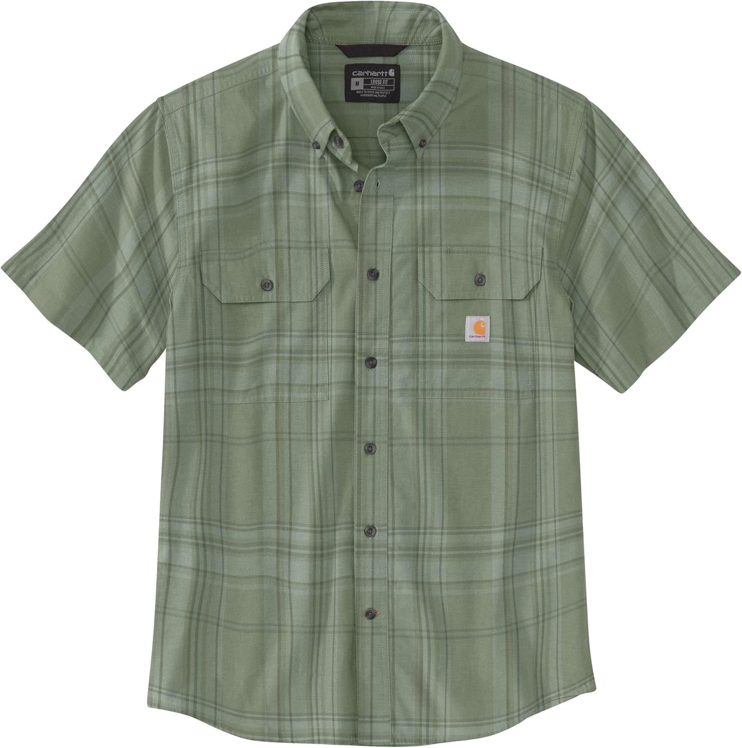 Carhartt Men's Loose Fit Midweight Short-Sleeve Plaid Shirt Review