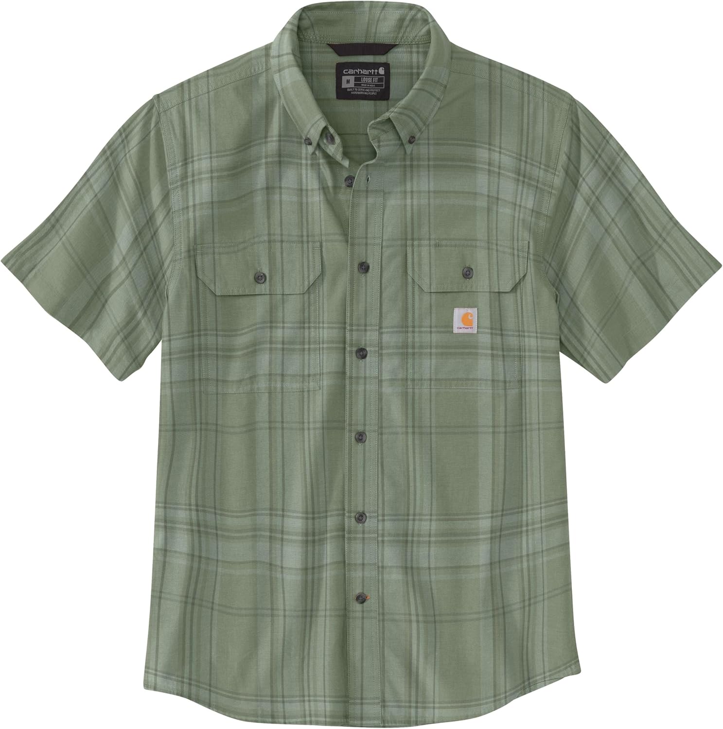 Carhartt Men's Loose Fit Midweight Short-Sleeve Plaid Shirt Review