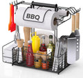 Barbecue Tool Sets Storage Organizer Grill Caddy - Large Capacity