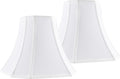 Ivory Square Cut Corner Bell Lampshade Set of 2 Medium - Classic