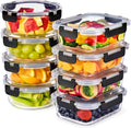Sorbus Glass Meal Prep Containers for Fresh Food Storage