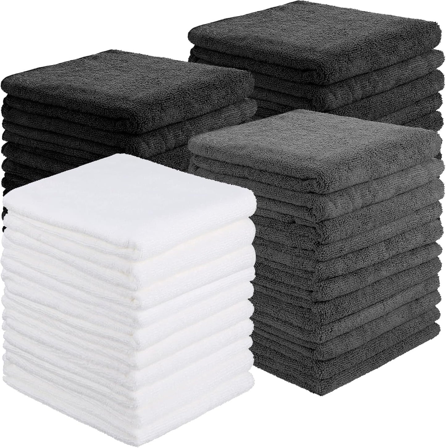 36 Packs of Bleach Proof Microfiber Towels for Salon Use