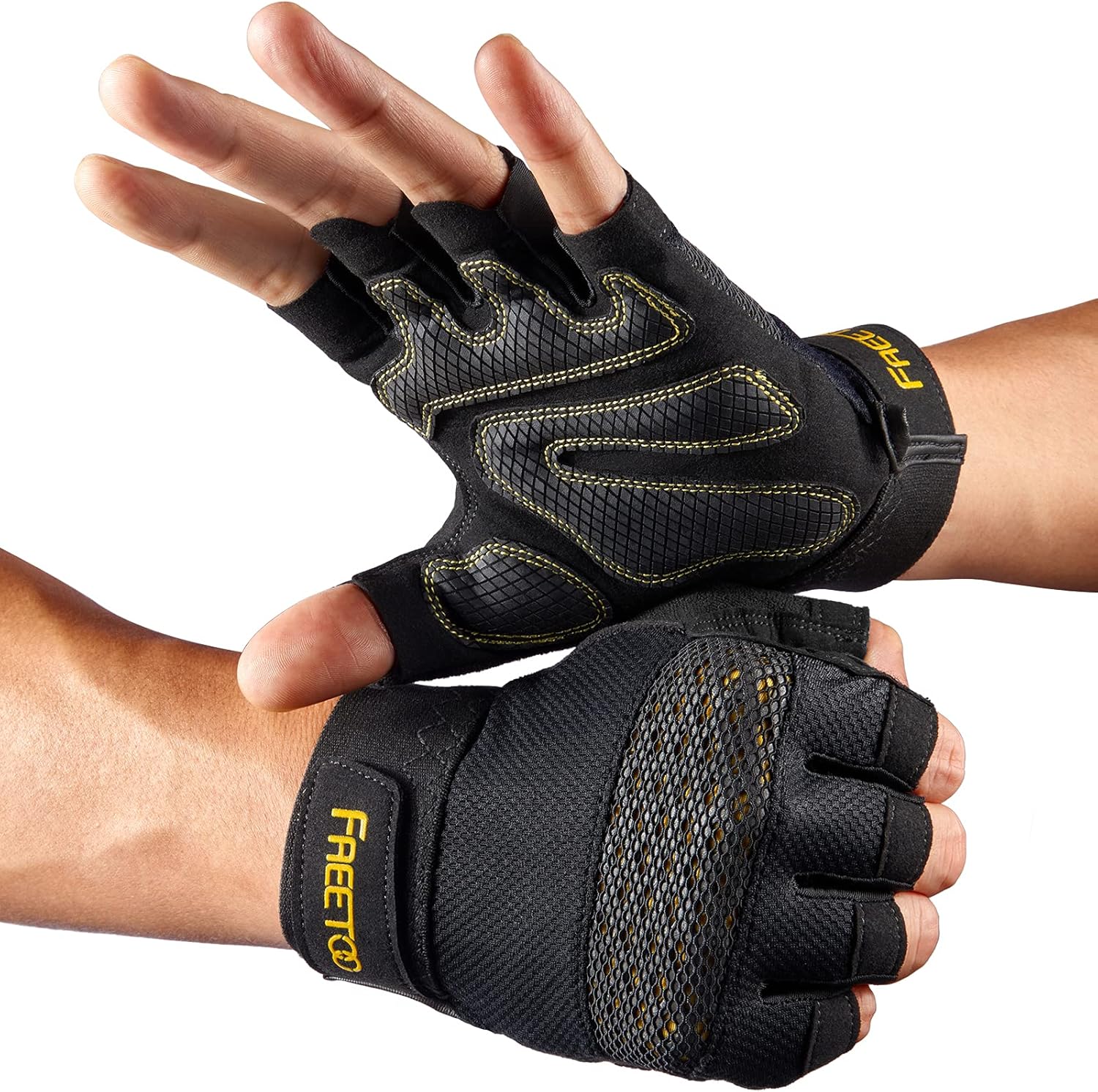 Ultimate Grip: FREETOO Men's Workout Gloves