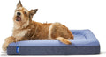 Large Blue Casper Dog Bed, Plush Memory Foam - Supportive Washable