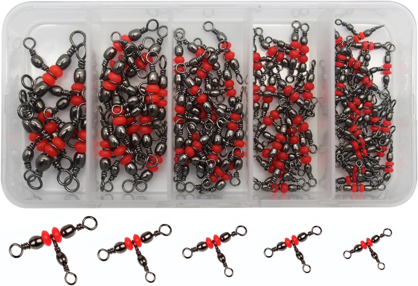 JSHANMEI 3-Way Fishing Swivels Kit - Saltwater Ready!