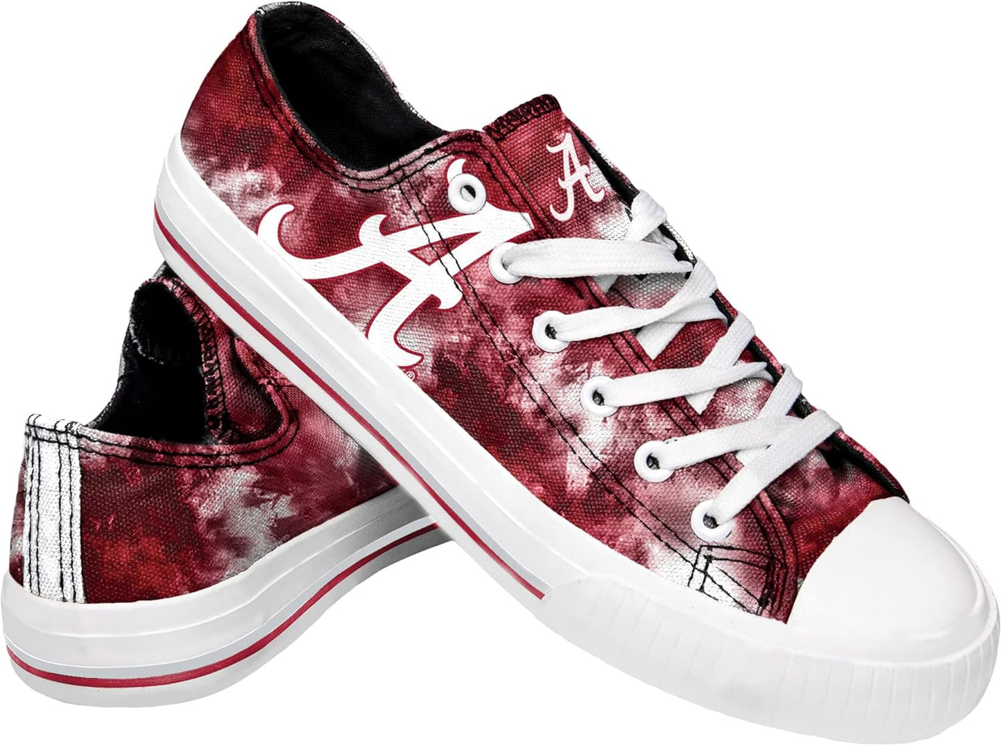 FOCO Women's NCAA College Team Logo Fashion Low Top Sneakers