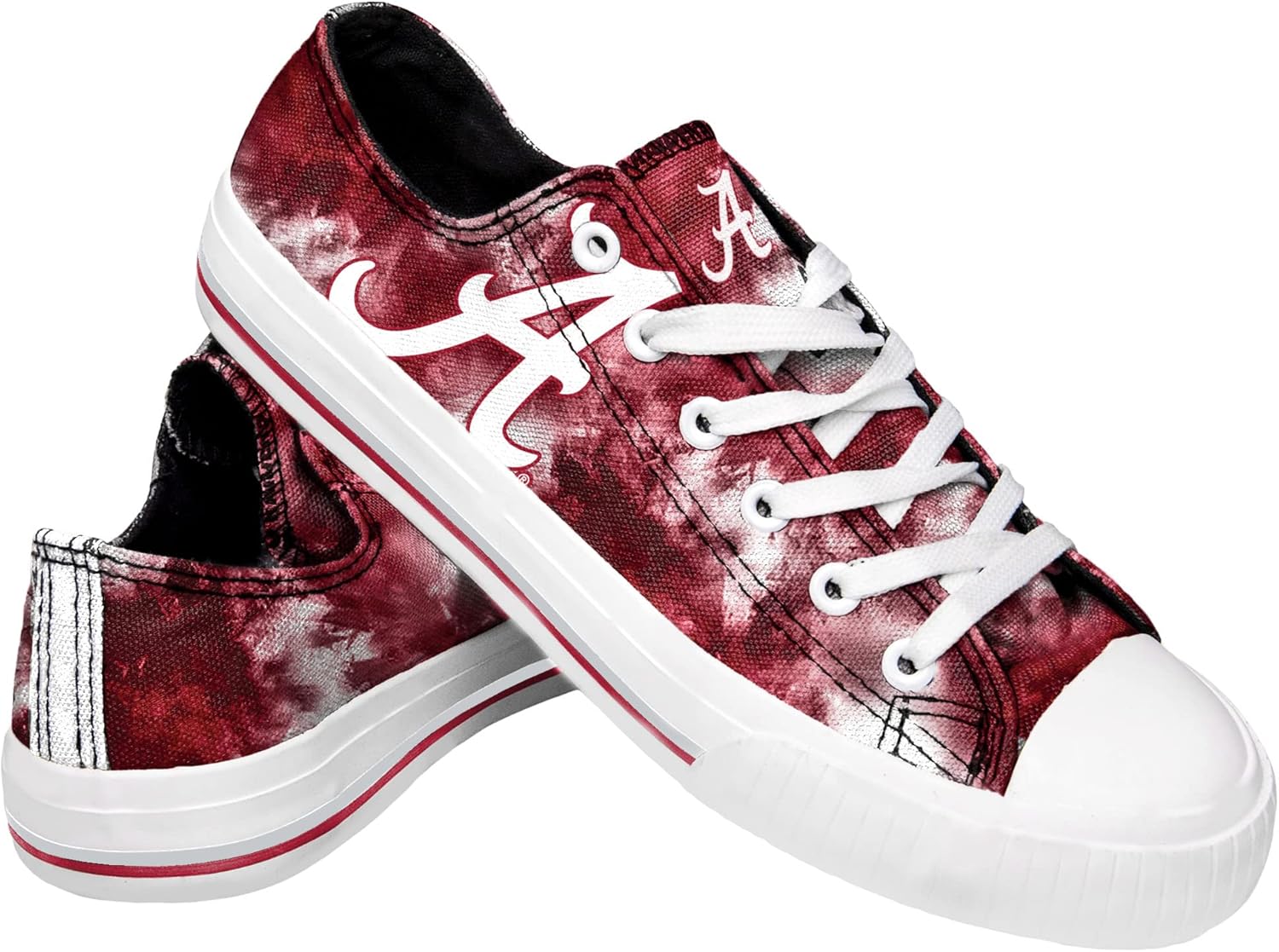 FOCO Women's NCAA College Team Logo Fashion Low Top Sneakers