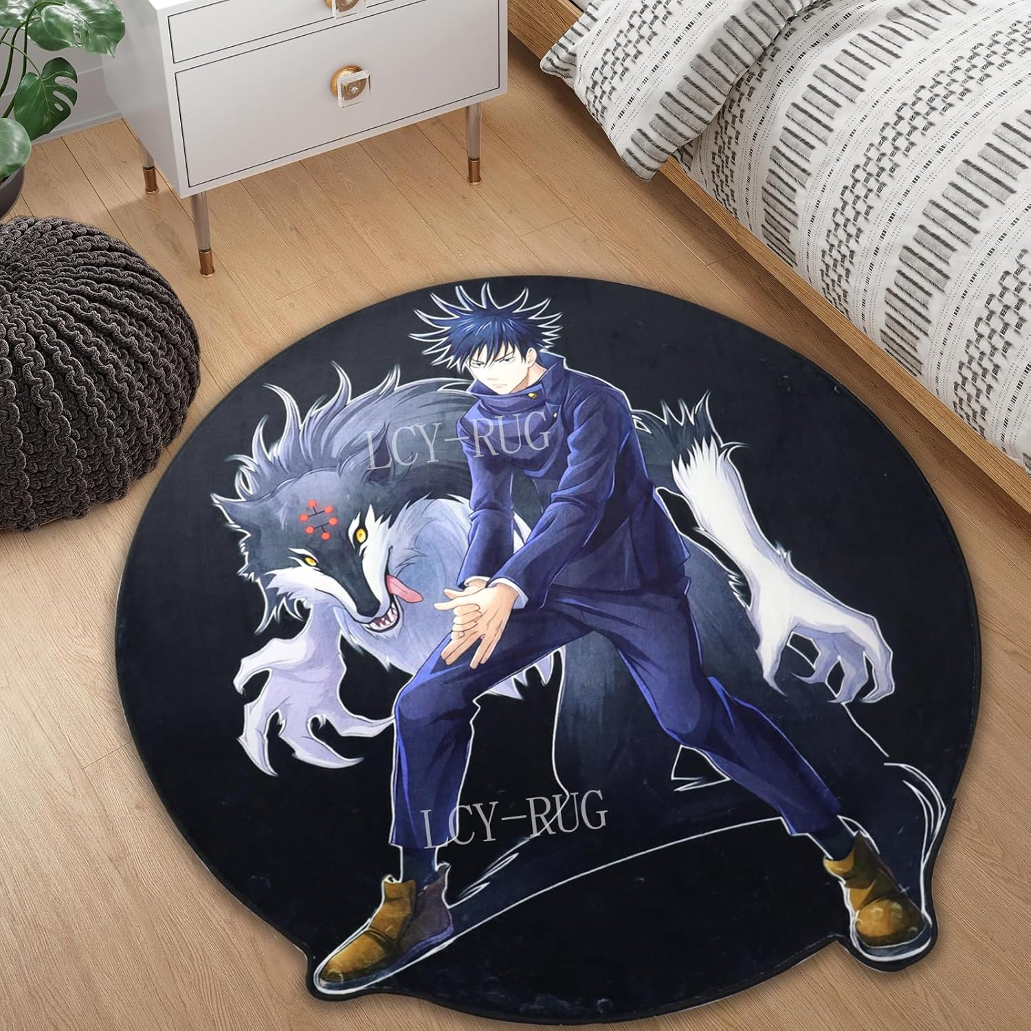 Ultra Soft Anime Round Rug - Best Decor!