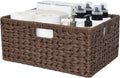 Large Wicker Basket for Storage - Durable Waterproof Organizer