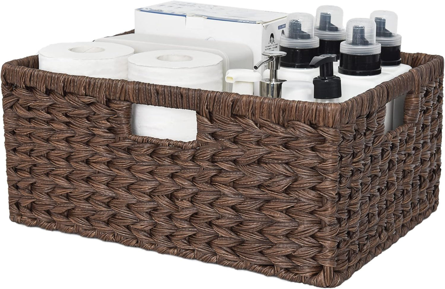 Large Wicker Storage Basket for Organizing and Decor