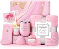Birthday Gifts for Women Luxury Rose Spa Bath Gift Basket - Pampering