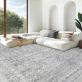 Large Soft Boho Geometric Area Rug for Living Room 8x10