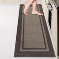 Kitchen Rugs 24 in x 84 in Runner - Non-Slip Machine Washable Comfort