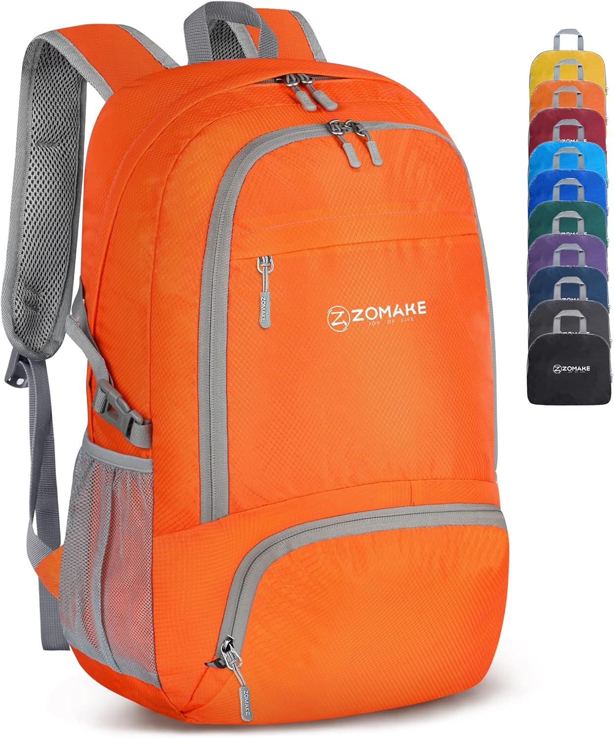ZOMAKE 30L Lightweight Foldable Backpack - Water Resistant Compact Daypack