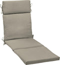 Arden earthFIBER Outdoor Chaise Cushion 21 x 72 - Rain-Proof Comfort