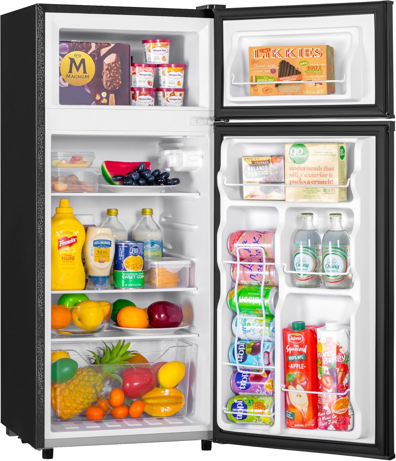 4.4 Cu.Ft Mini Fridge with Freezer for Kitchen and Office