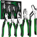 SK 5-Piece Pliers Set - Durable CR-V and Carbon Steel Tools