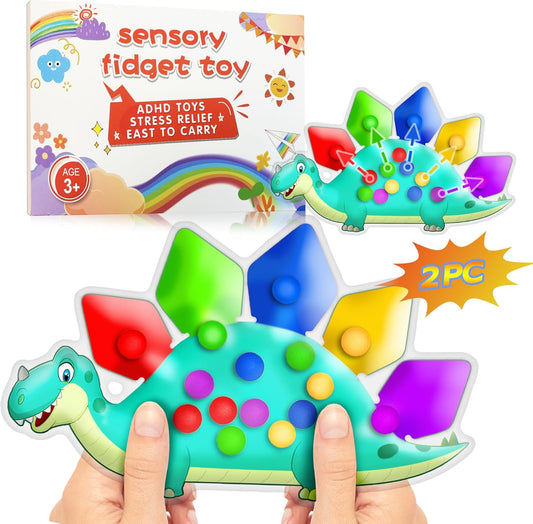 Dino Color Sorting Montessori Toys - Fine Motor Skill Learning