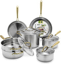 GreenPan 11 Piece Stainless Steel Cookware Set - Versatile, Induction