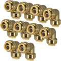PROCURU 1/2-in Pushfit 90-Degree Elbow 10-Pack - Fast Install