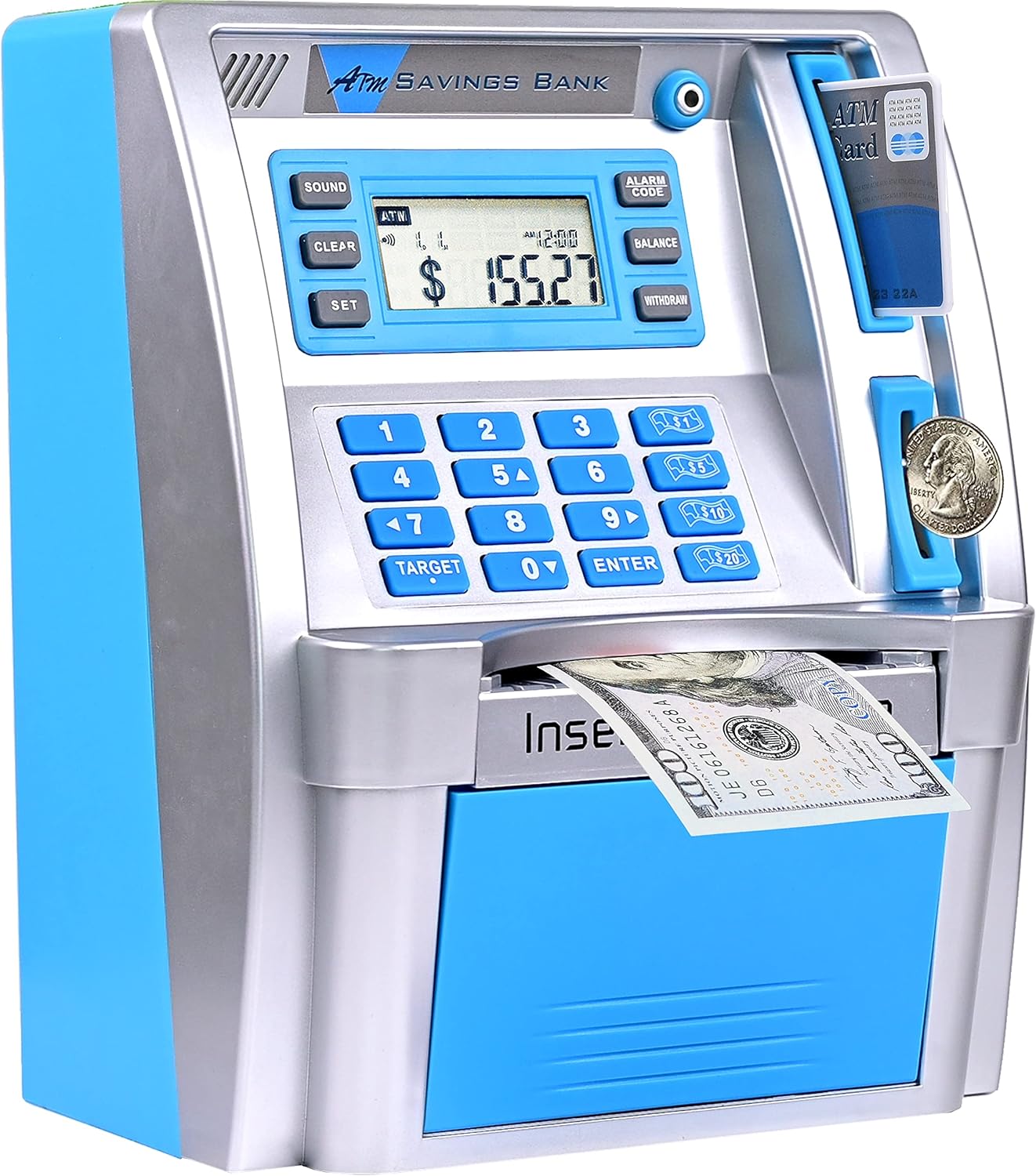 2024 Upgraded ATM Piggy Bank for Kids & Adults - Fun Savings Tool