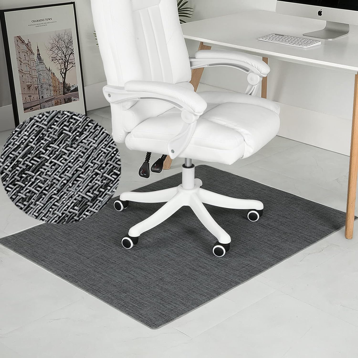 Chair Mat for Hardwood & Tile Floor, 36in x 48in Heavy Duty