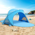 Beach Tent Sun Shelter with UPF50+ UV Protection - Roomy Square-Top