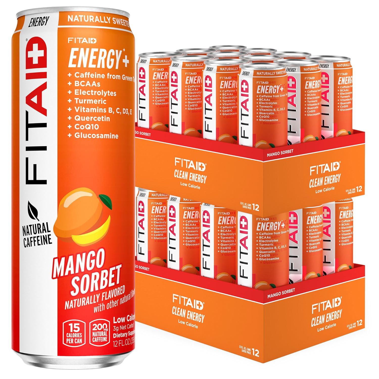 FITAID ENERGY with 200mg Natural Caffeine for Optimal Performance