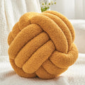 Petrella Knot Pillow Ball Round Throw Pillows for Home Decor