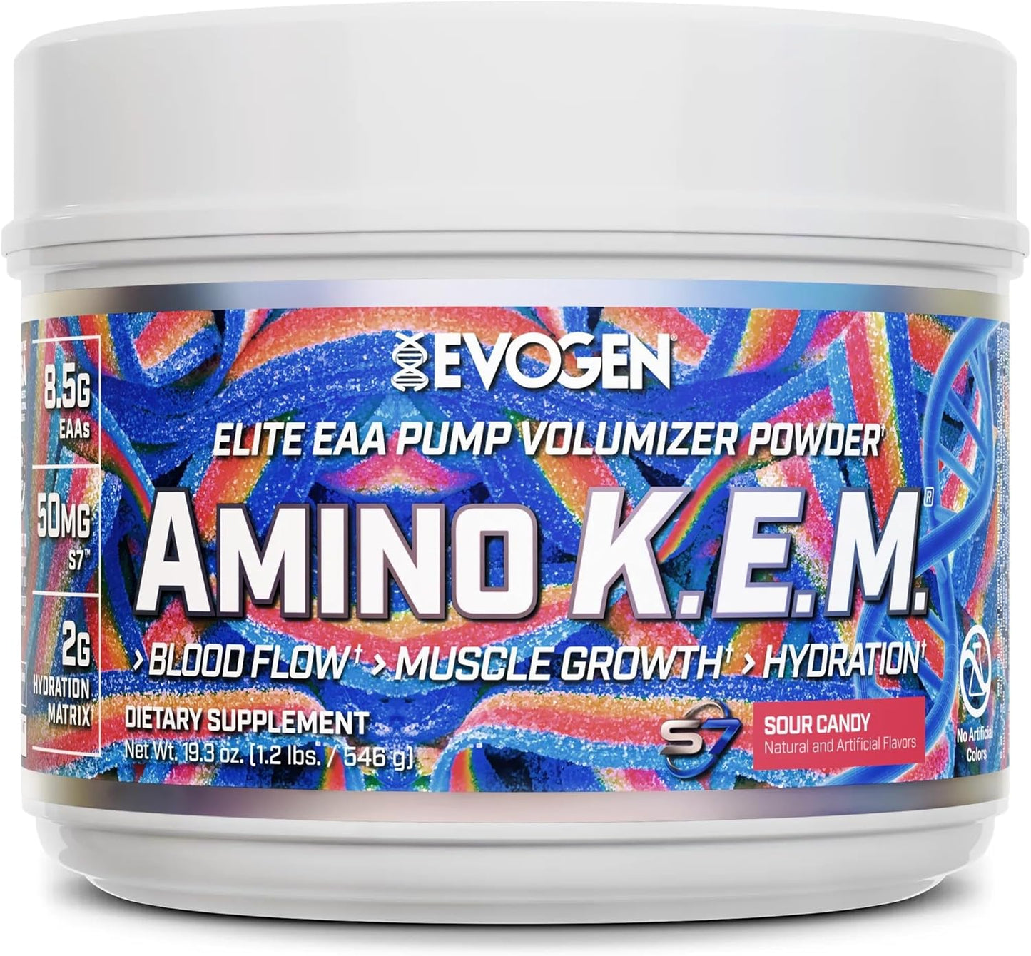 Evogen Amino K.E.M. EAA & BCAA Powder for Muscle Growth