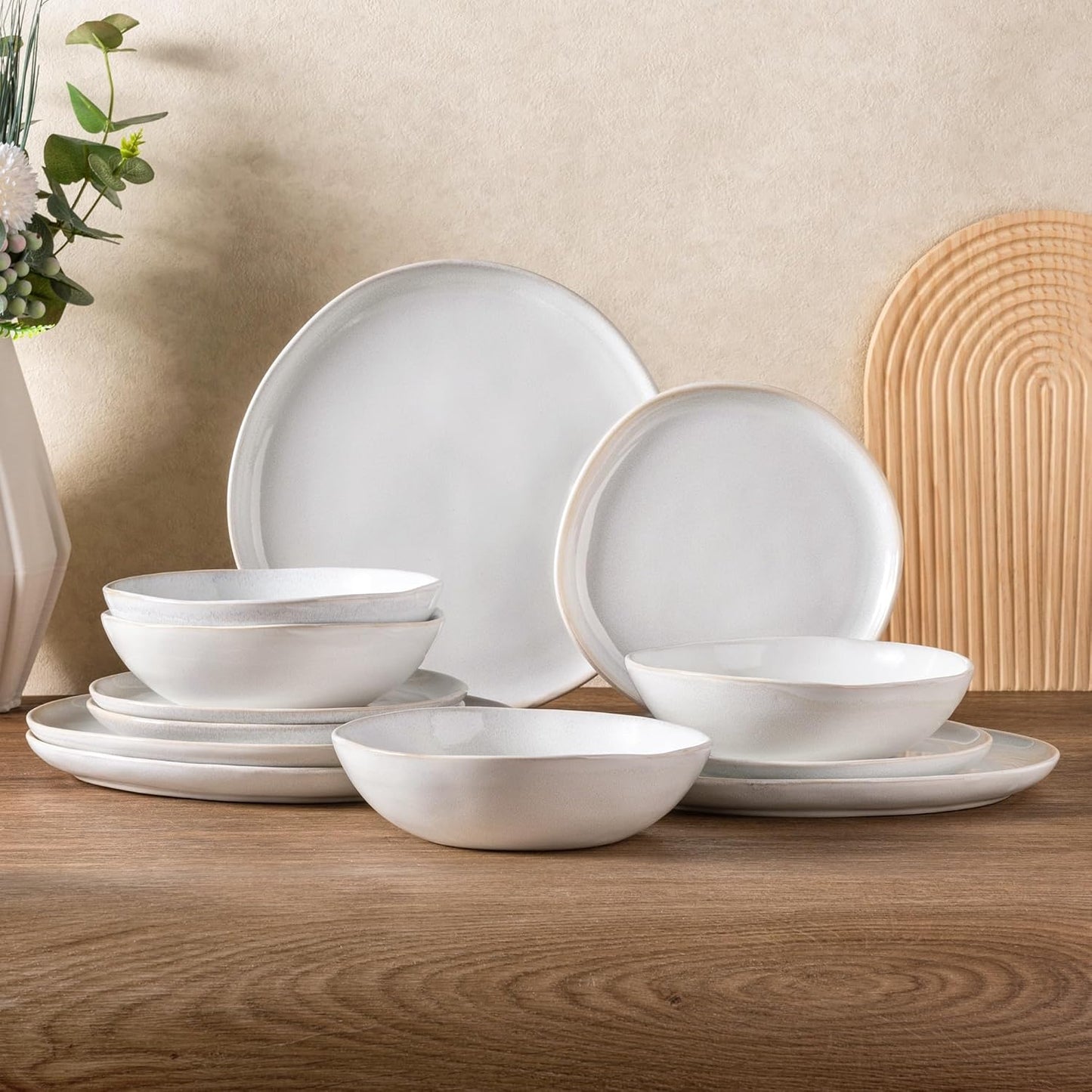 AmorArc Ceramic Dinnerware Sets for Unique Dining Experience