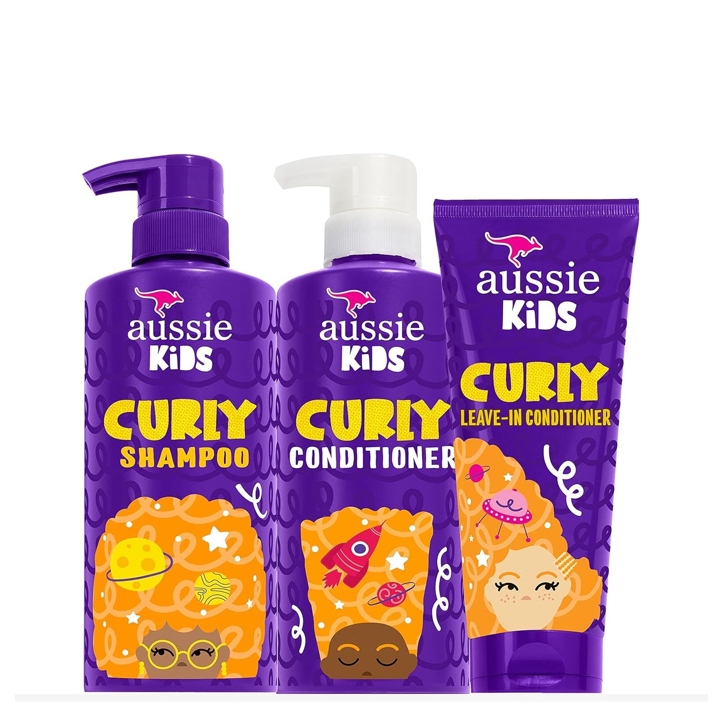 Aussie Kids Curly Hair Care Trio - Sulfate & Paraben Free